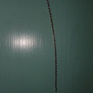Vintage Sterling Silver Rope Bracelet